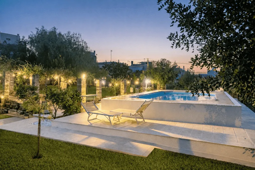 La piscina della Masseria De Donno